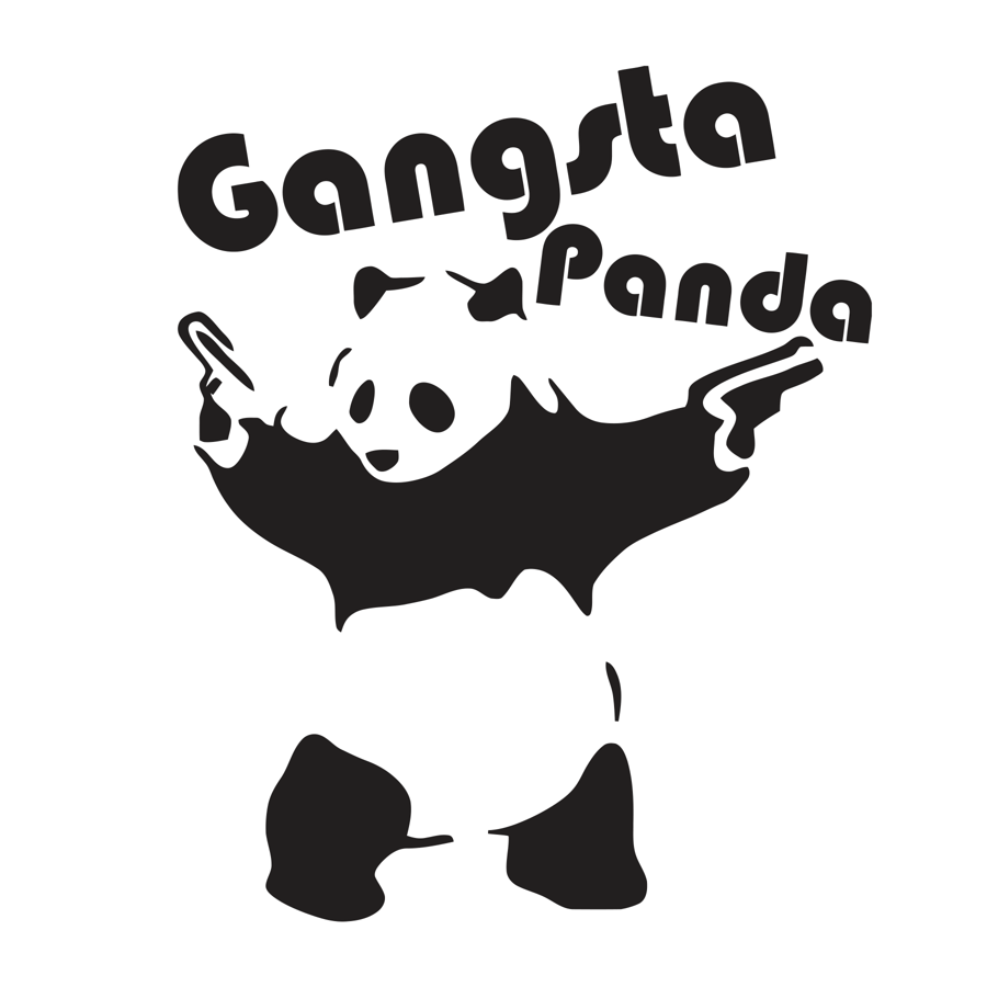 Uzlīme "GANGSTA PANDA"