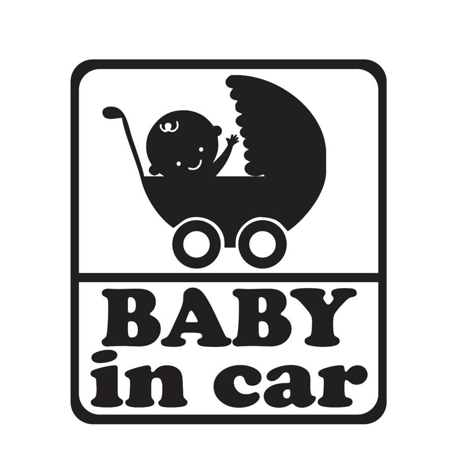 Uzlīme "BABY IN CAR II" 