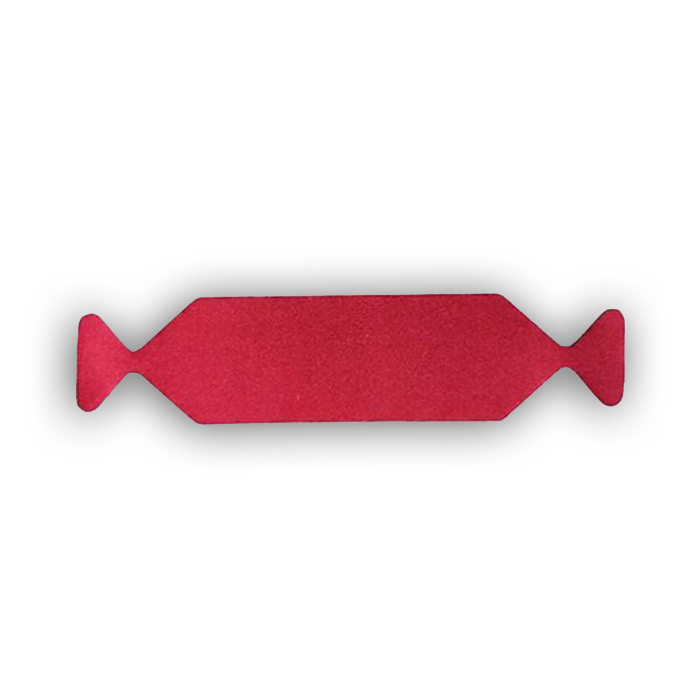 Dėklas valytuvui, raudonas mikropluoštas "10x2,54 cm"