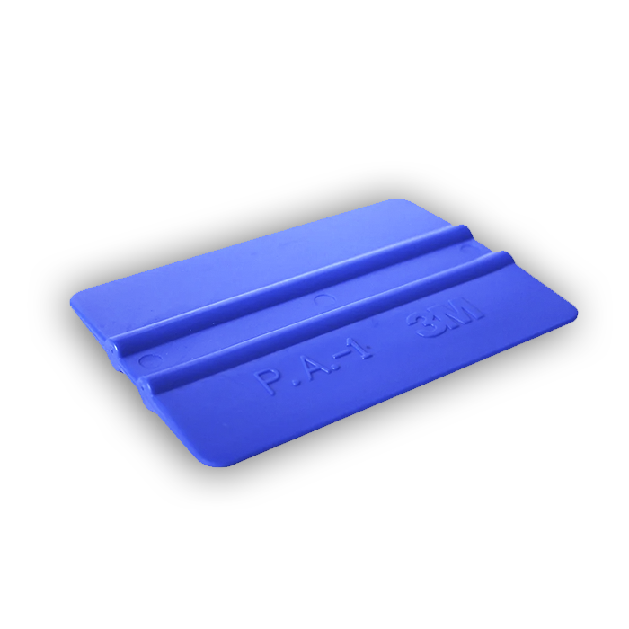 Ракель пластиковый для оклейки авто 3М "10 x 7,5 см" Синий