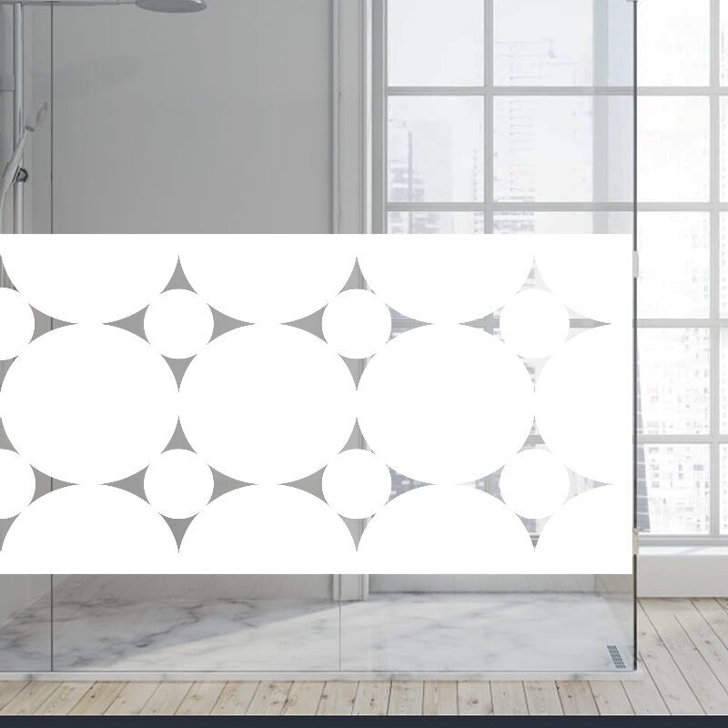Dekoratīva balta matēta plēve logiem (DECO11)