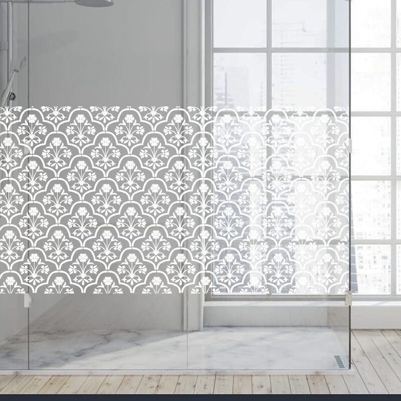 Dekoratīva balta matēta plēve logiem (DECO21)