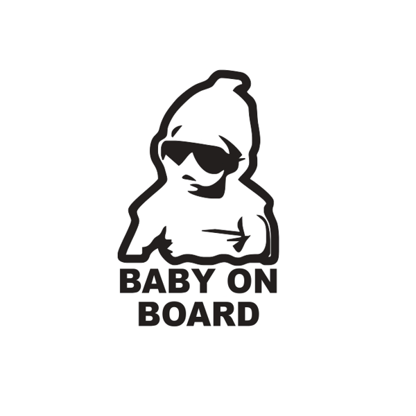 Lipdukas "BABY ON BOARD"