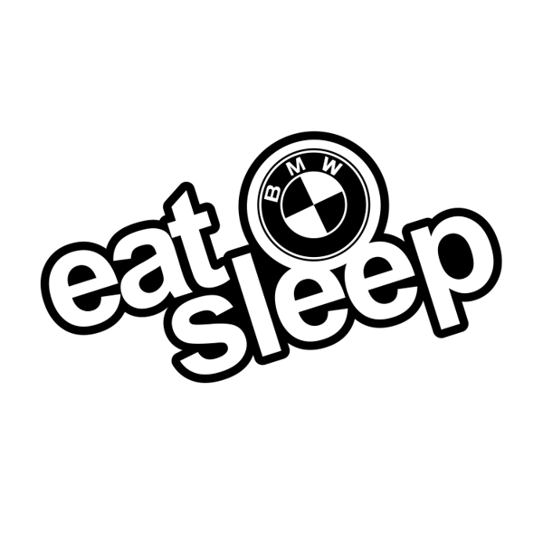 Наклейка "EAT SLEEP"