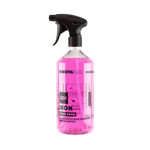 Ruosteenpoistoaine ja shampoo 1L - INNOVACAR SD1 IRON THIXO RAPID