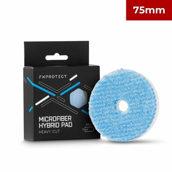 Mikroškiedras pulēšanas ripa - FX PROTECT MICROFIBER HYBRID PAD 75mm