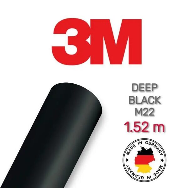 3M 2080 M22 Deep Black Matt